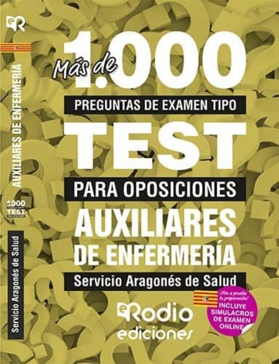 MAS DE 1000 PREGUNTAS DE EXAMEN TIPO TEST PARA OPOSICIONES. AUXILIARES