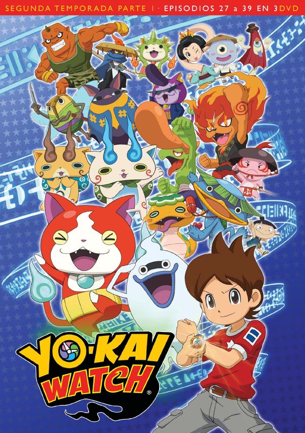 YOKAI WATCH DVD TEMPORADA 2 PARTE 1. EPISODIOS 27 A